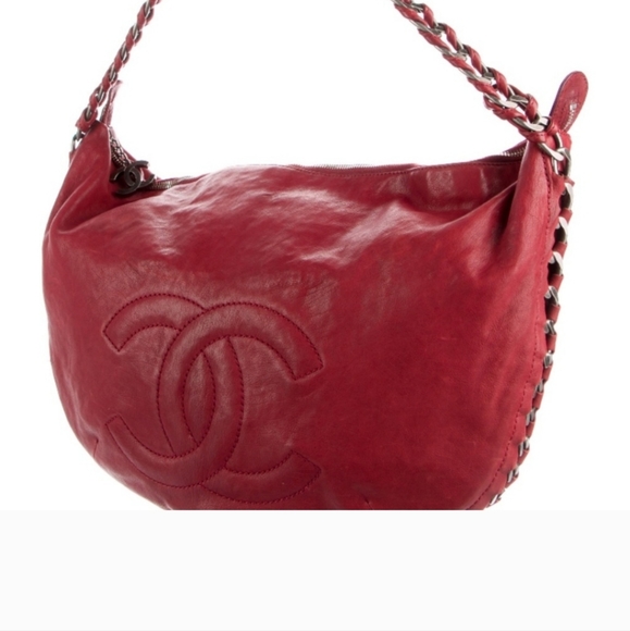 Auth Chanel Modern Chain CC Hobo - Picture 9 of 10